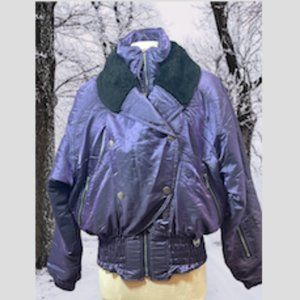 Vintage Nils Skiwear Iridescent Purple Jacket